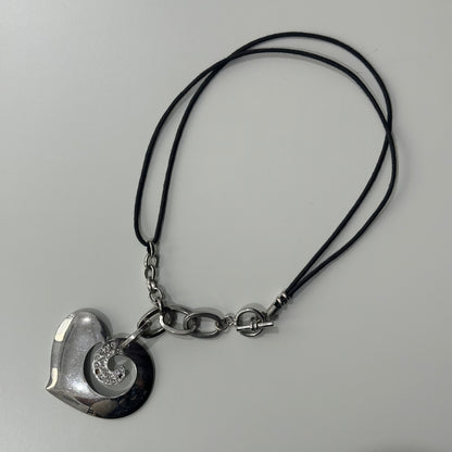 Double Heart Circuit Necklace
