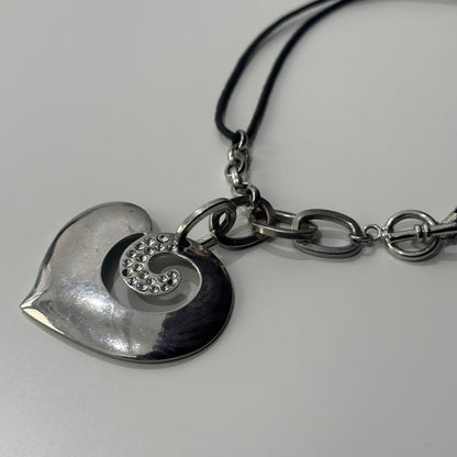 Double Heart Circuit Necklace
