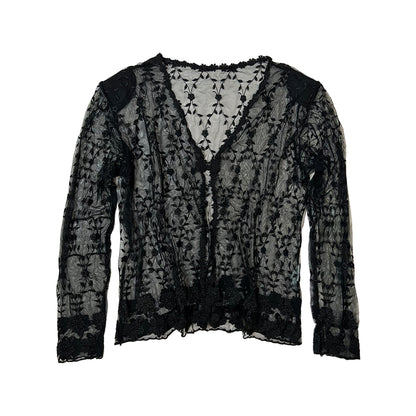 Sheer Lace Cardigan