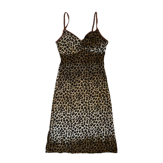 Morgan De Toi Leopard Print Cami Dress