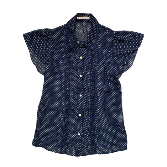 Polka Dot Mesh Shirt