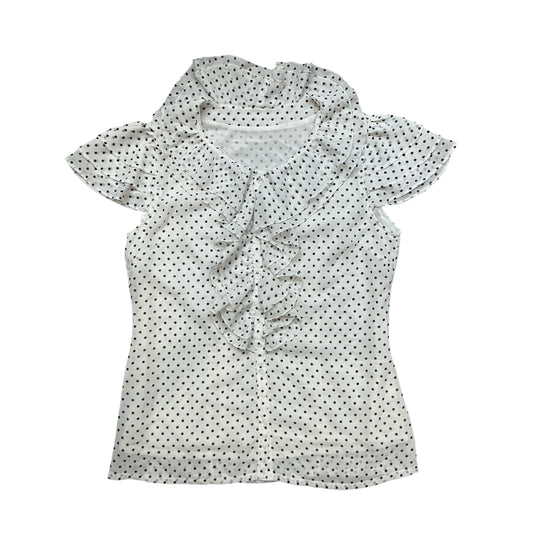 Polka Dot Mesh Shirt