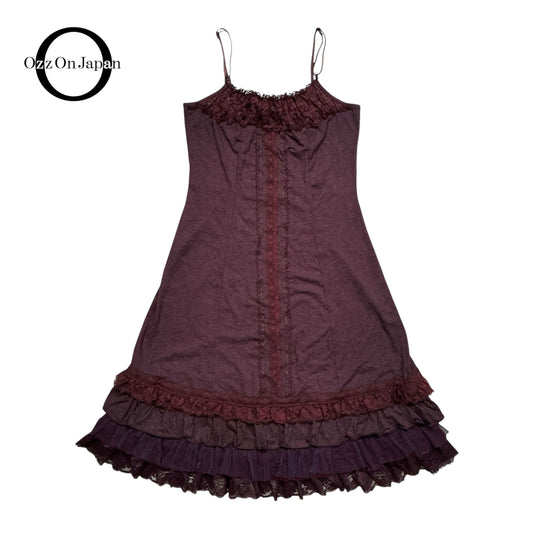 OZZ ONESTE Odds On Lace Trim Cami Dress