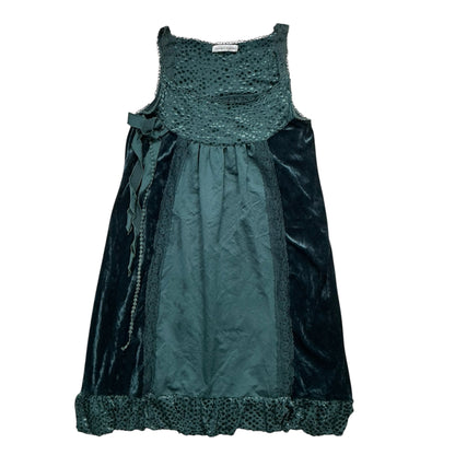 Velvet Splicing Dress