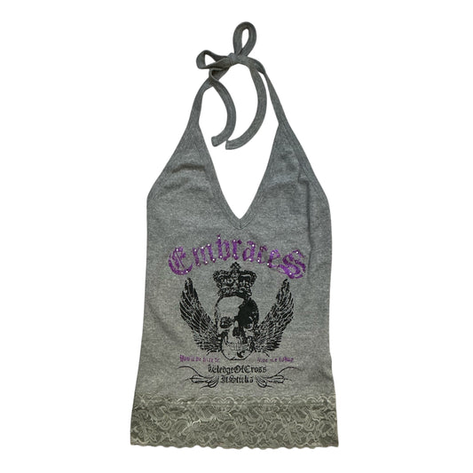 Skull Halter Top