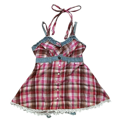 Mezzo Piano Checked Camisole