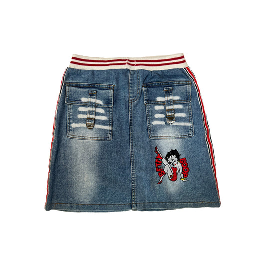 90s Betty Boop Denim Skirt