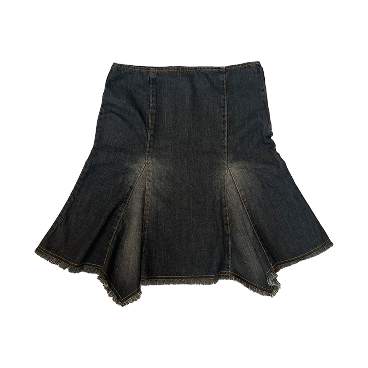 Irregular Denim Skirt