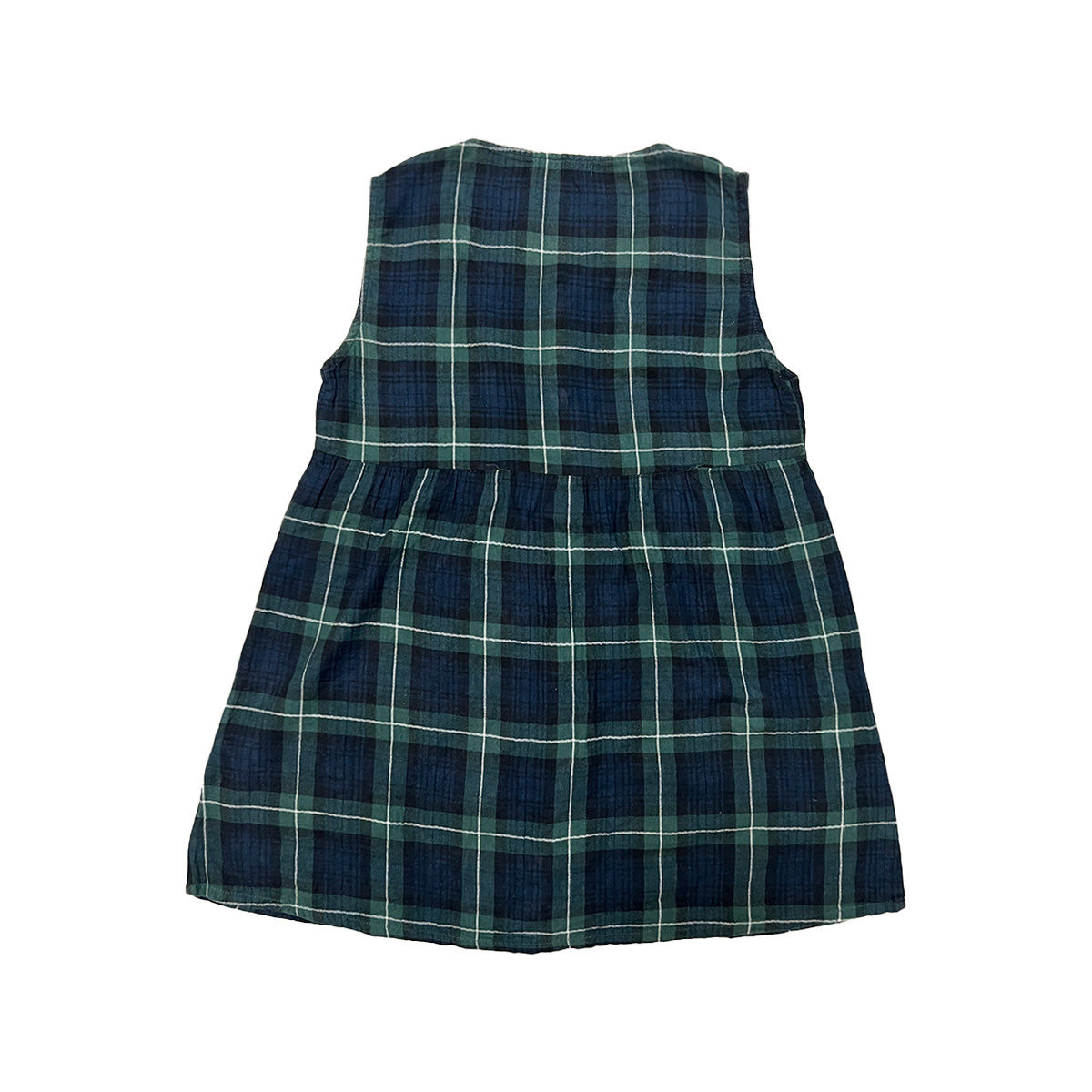 Checked Mini Smock Dress