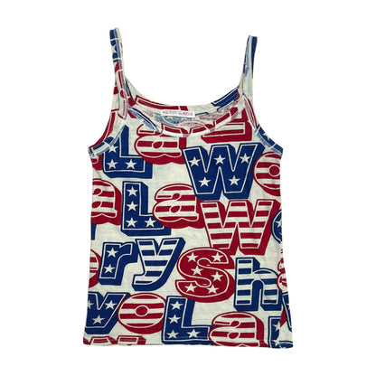 90s Early Hysteric Glamour All-over Pattern Tank Camisole