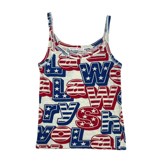 90s Early Hysteric Glamour All-over Pattern Tank Camisole