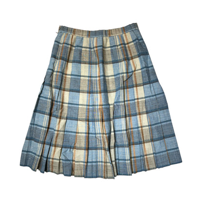 Plaided Midi Skirt