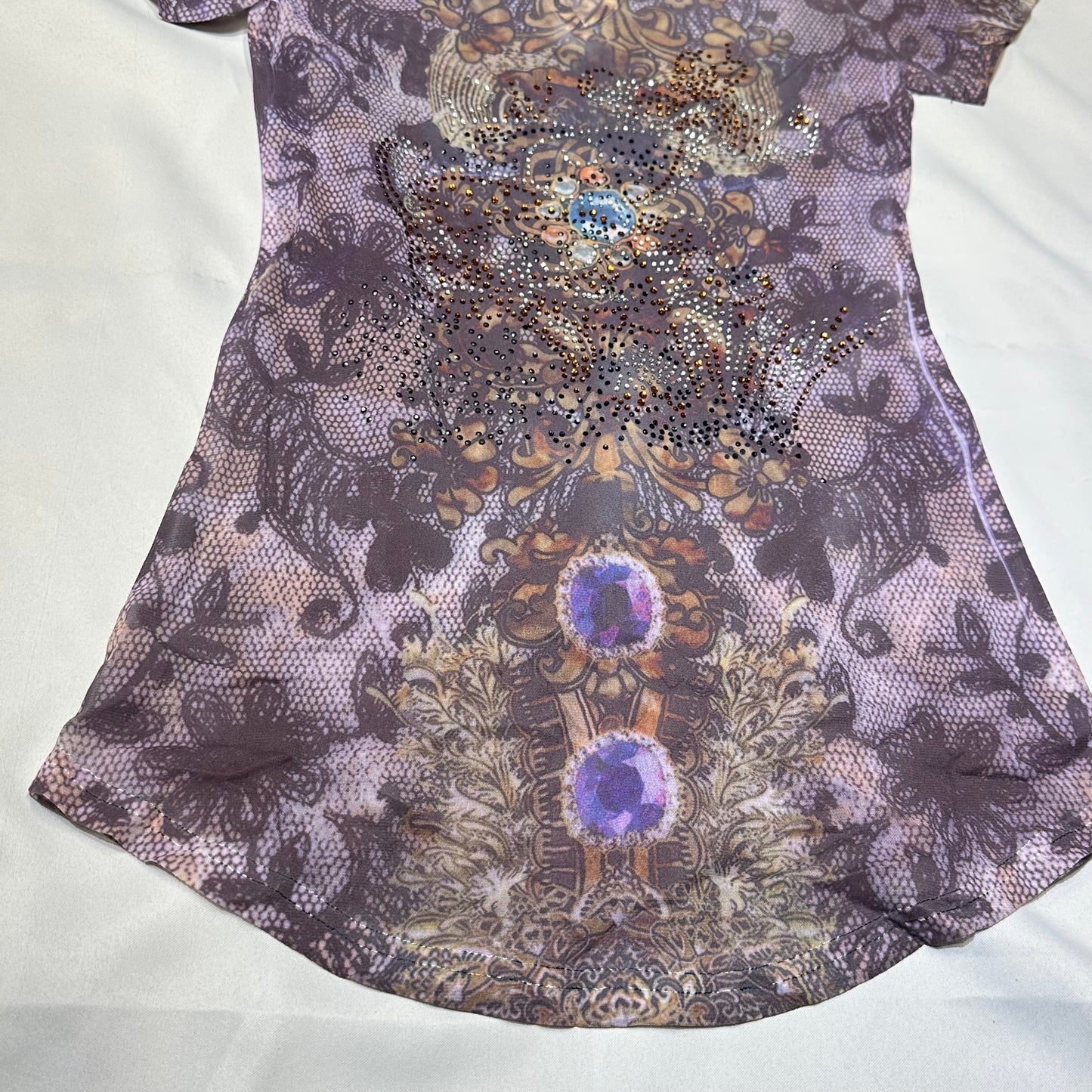 Mesh Graphic Top