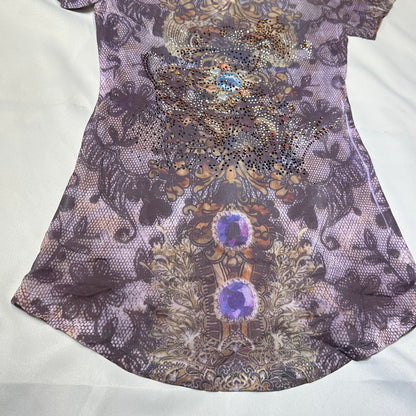 Mesh Graphic Top