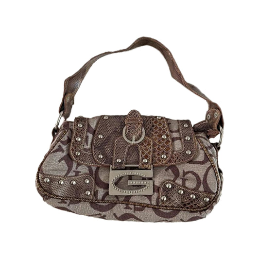 90s Guess Snakeskin Shoulder Bag