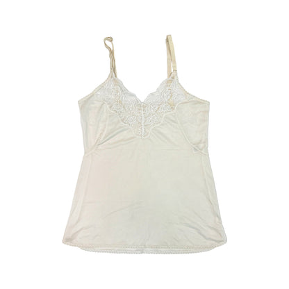 Lace Trim Silk Camisole