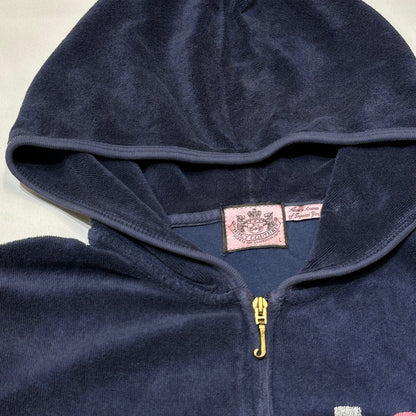 00s Juicy Couture "I ♡ Juicy" Velour Zip-Up Hoodie