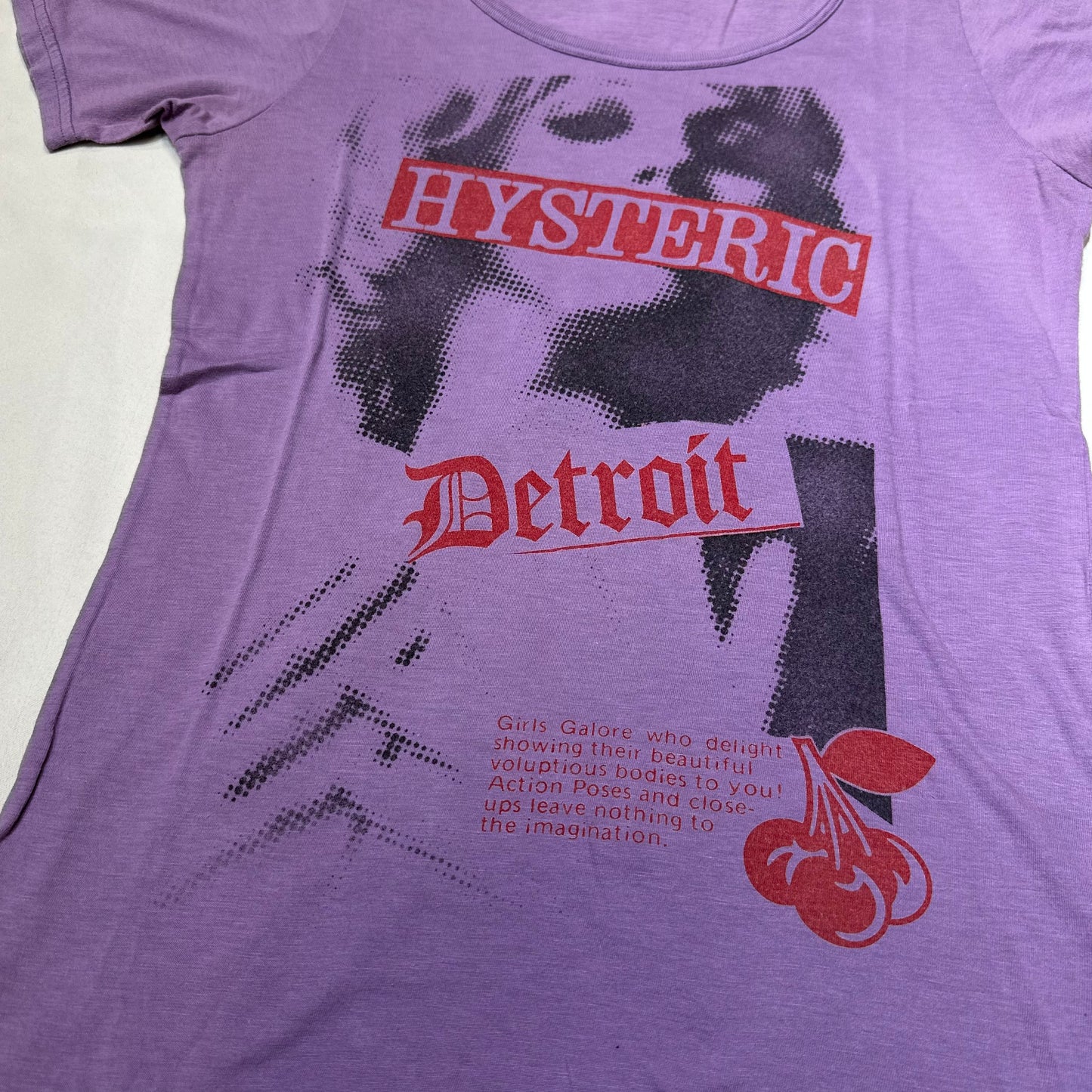 HYSTERIC GLAMOUR "Hysteric Detroit" Cherry Print Tee