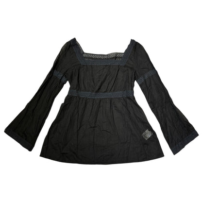 Square Neck Long Sleeves Top
