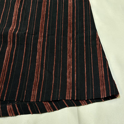 90s Stripe Asymmetric Wrap Midi Skirt