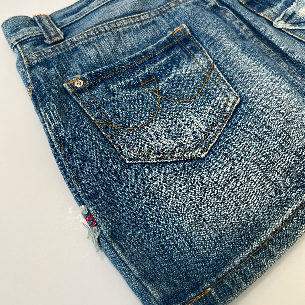 00s Star Denim Mini Skirt