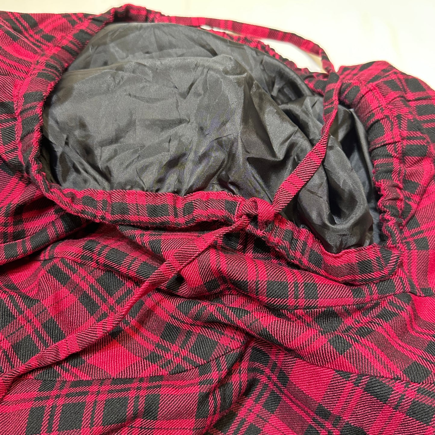 Patched Plaided skirt