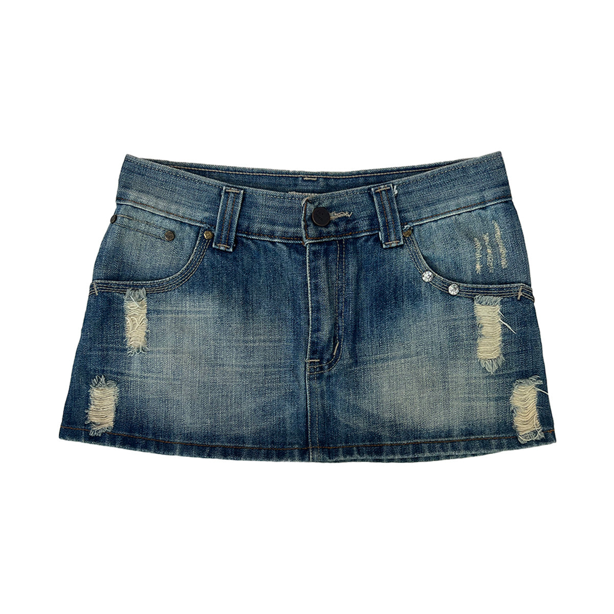 00s Denim Mini Skirt