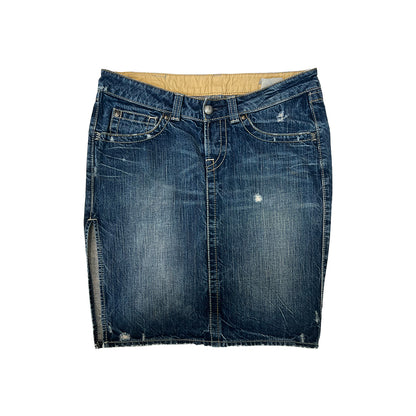 Guess Knee Length Denim Skirt