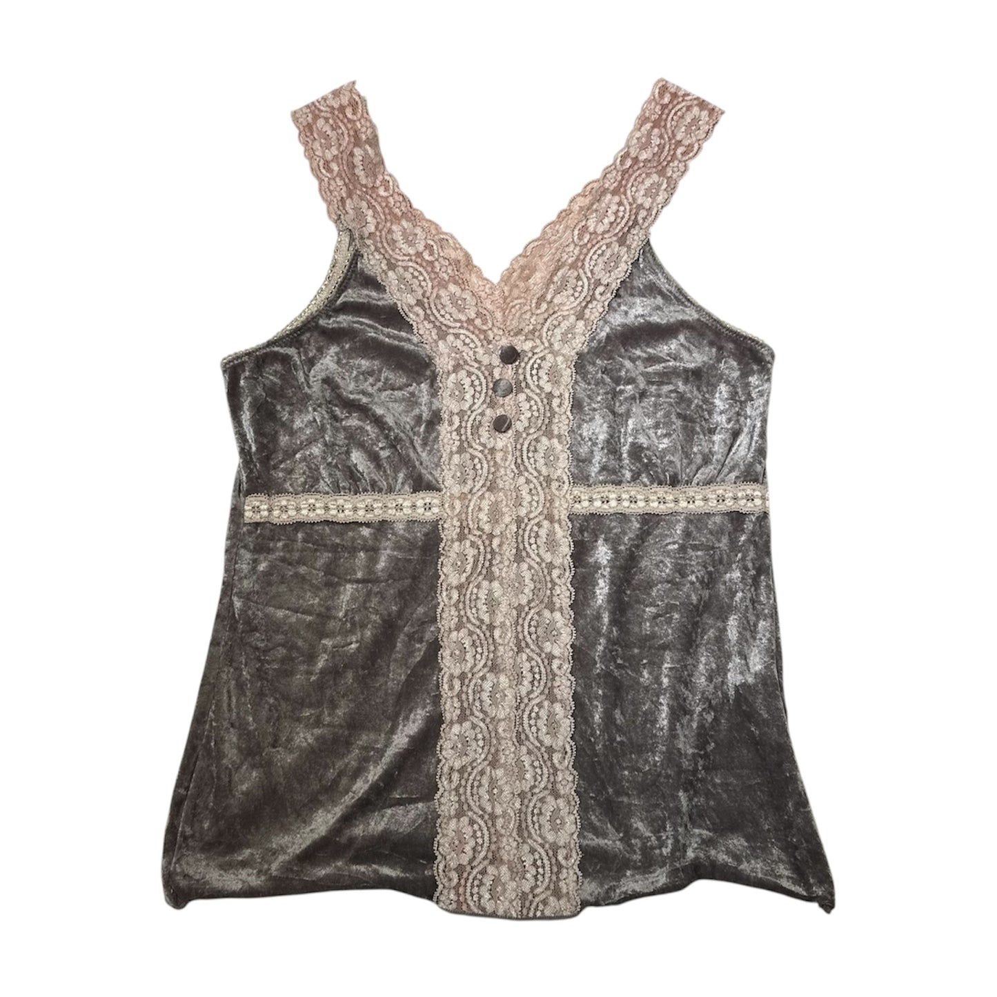 Lace Trim Halter Top