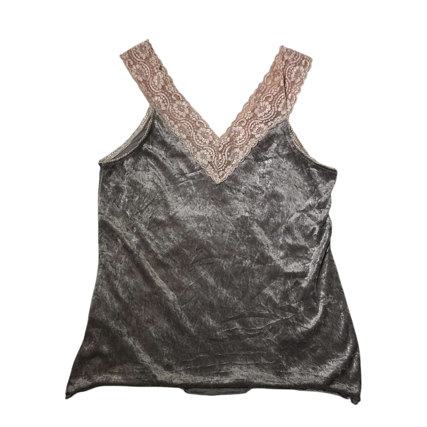 Lace Trim Halter Top