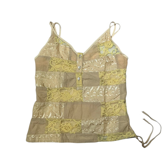 Sheer Lace Patched Cami