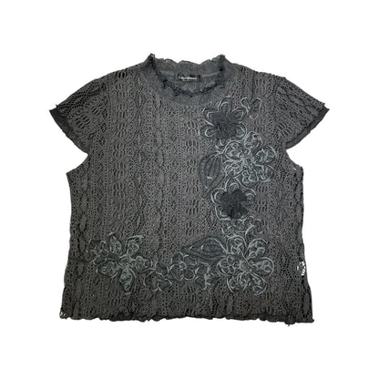 Mesh Floral Top