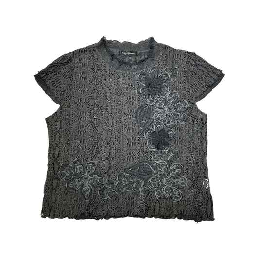 Mesh Floral Top
