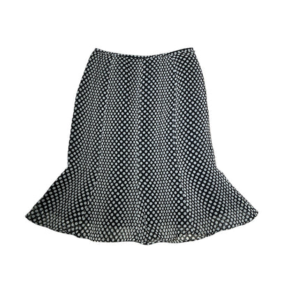 Mesh Polka Dot Midi Skirt