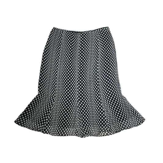 Mesh Polka Dot Midi Skirt