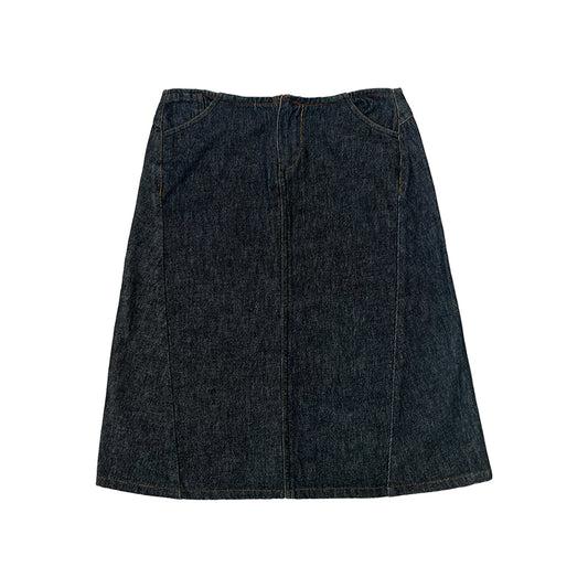 A-line Denim Skirt