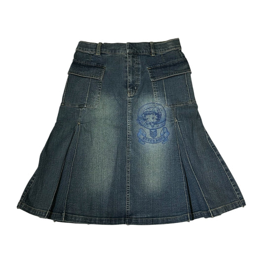 00s Betty Boop A-line DenimSkirt