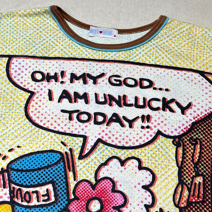 Angel Blue Comic All Over Print Tee