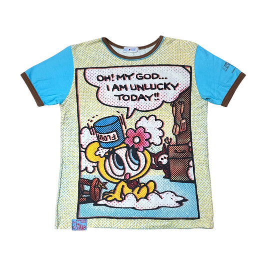 Angel Blue Comic All Over Print Tee