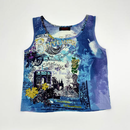 Graphic AOP Tank Top