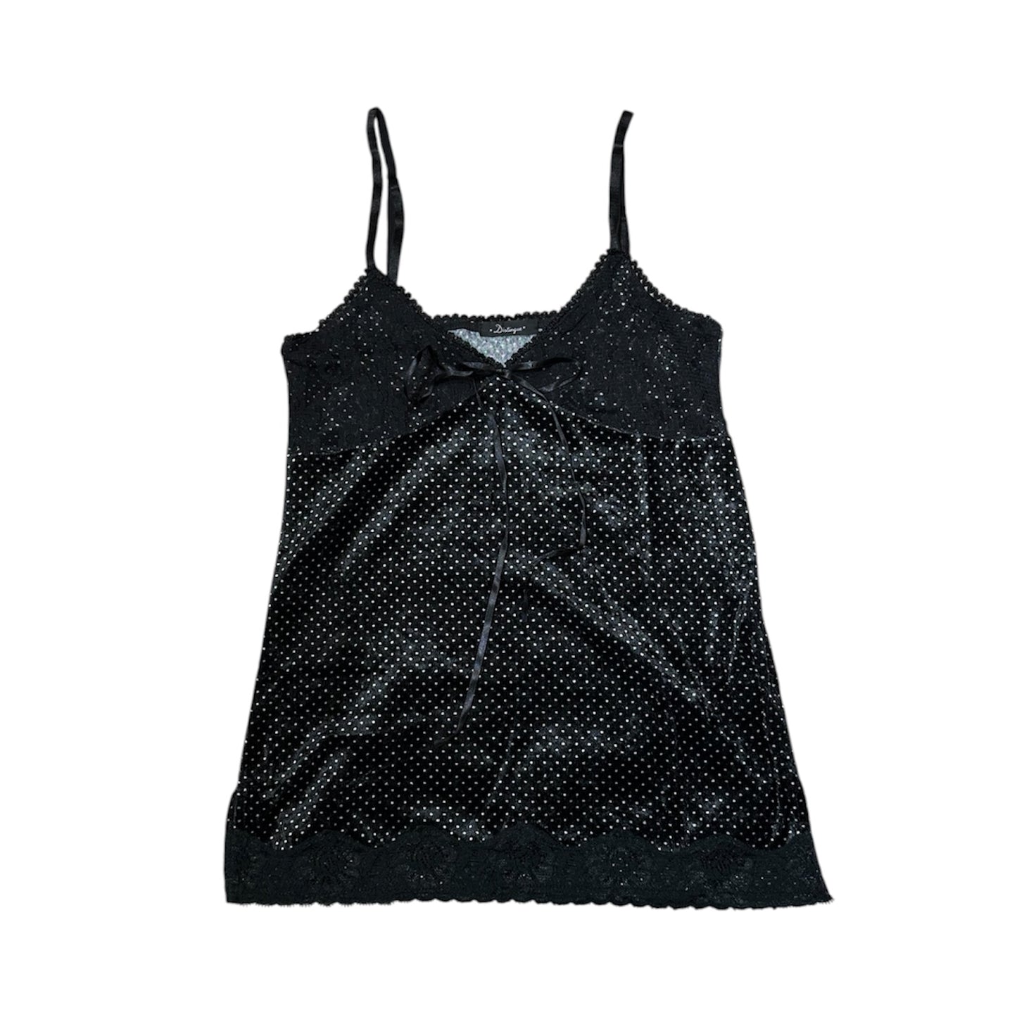 Polka Dot Velvet Camisole