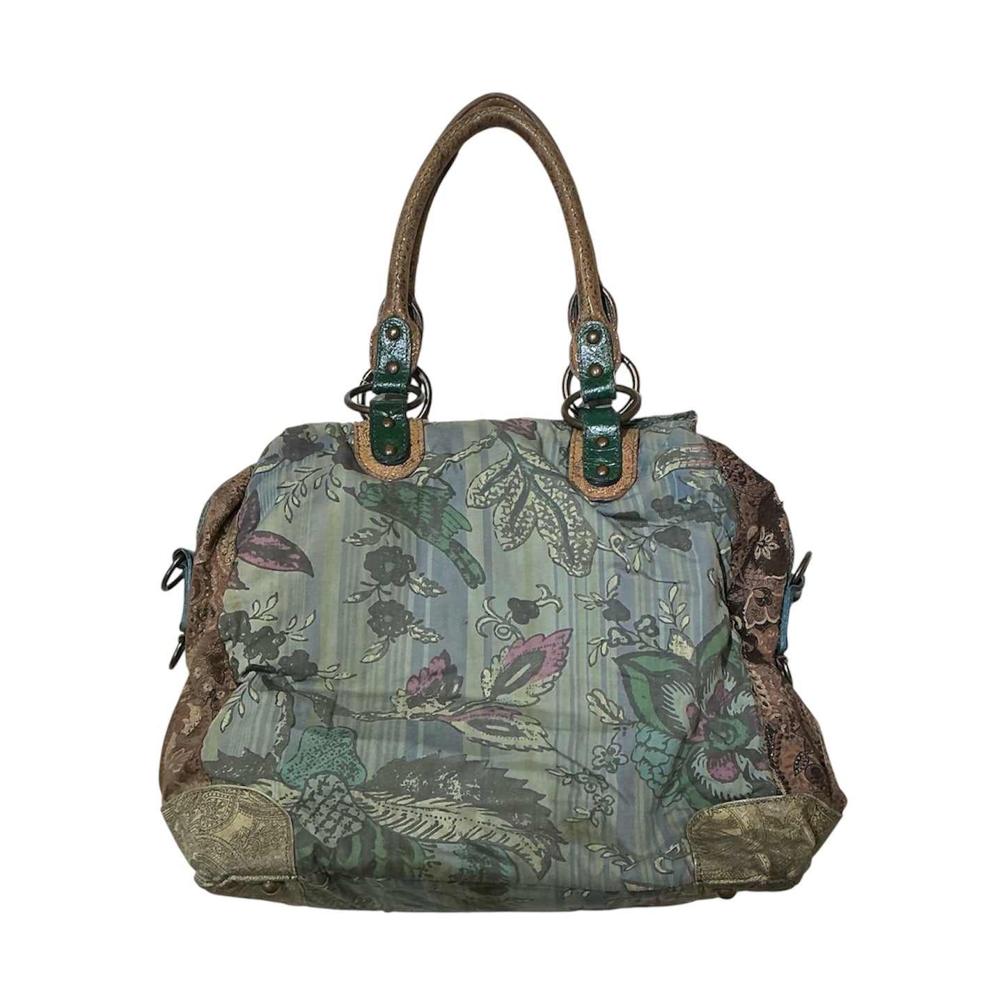 Patchwork Floral Printed Multi-Pocket Bag