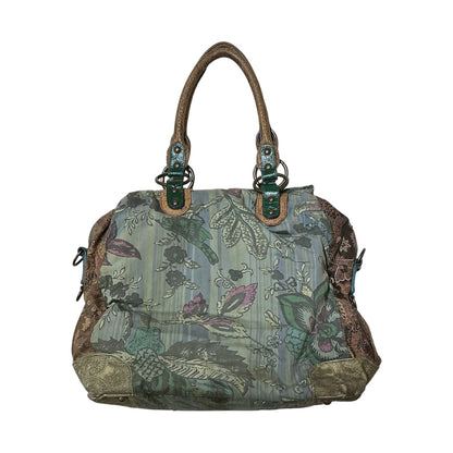 Patchwork Floral Printed Multi-Pocket Bag