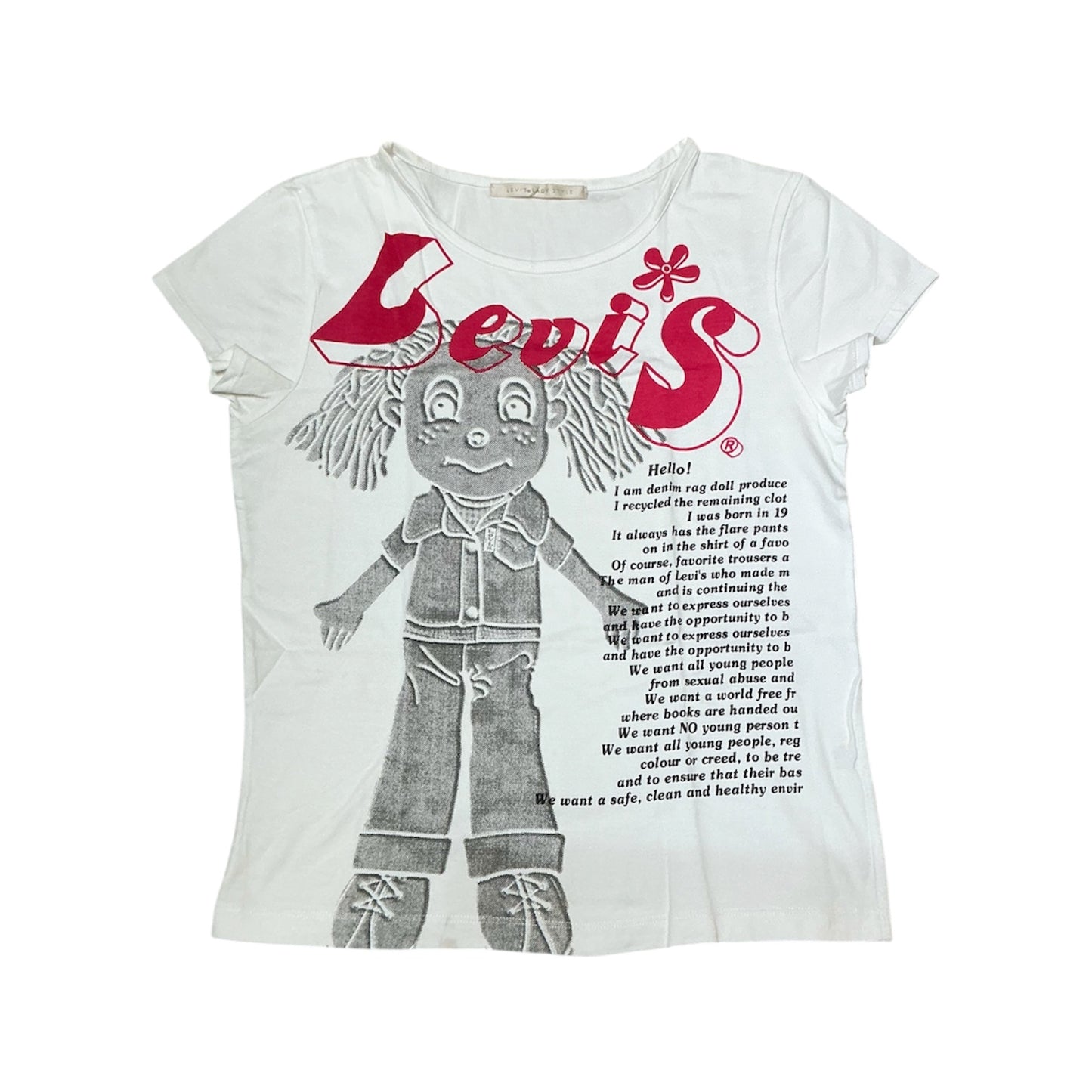 00s Levi's Lady Graphic Top