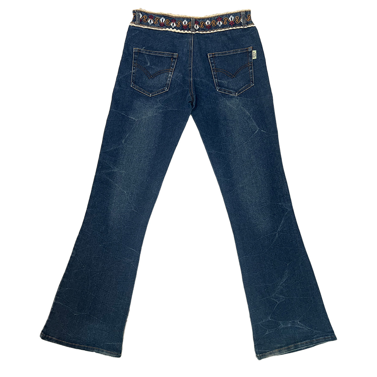 Embroidered Bootcut Jeans