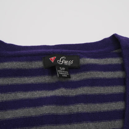 00s Guess Zip Up Striped Knit Jacket
