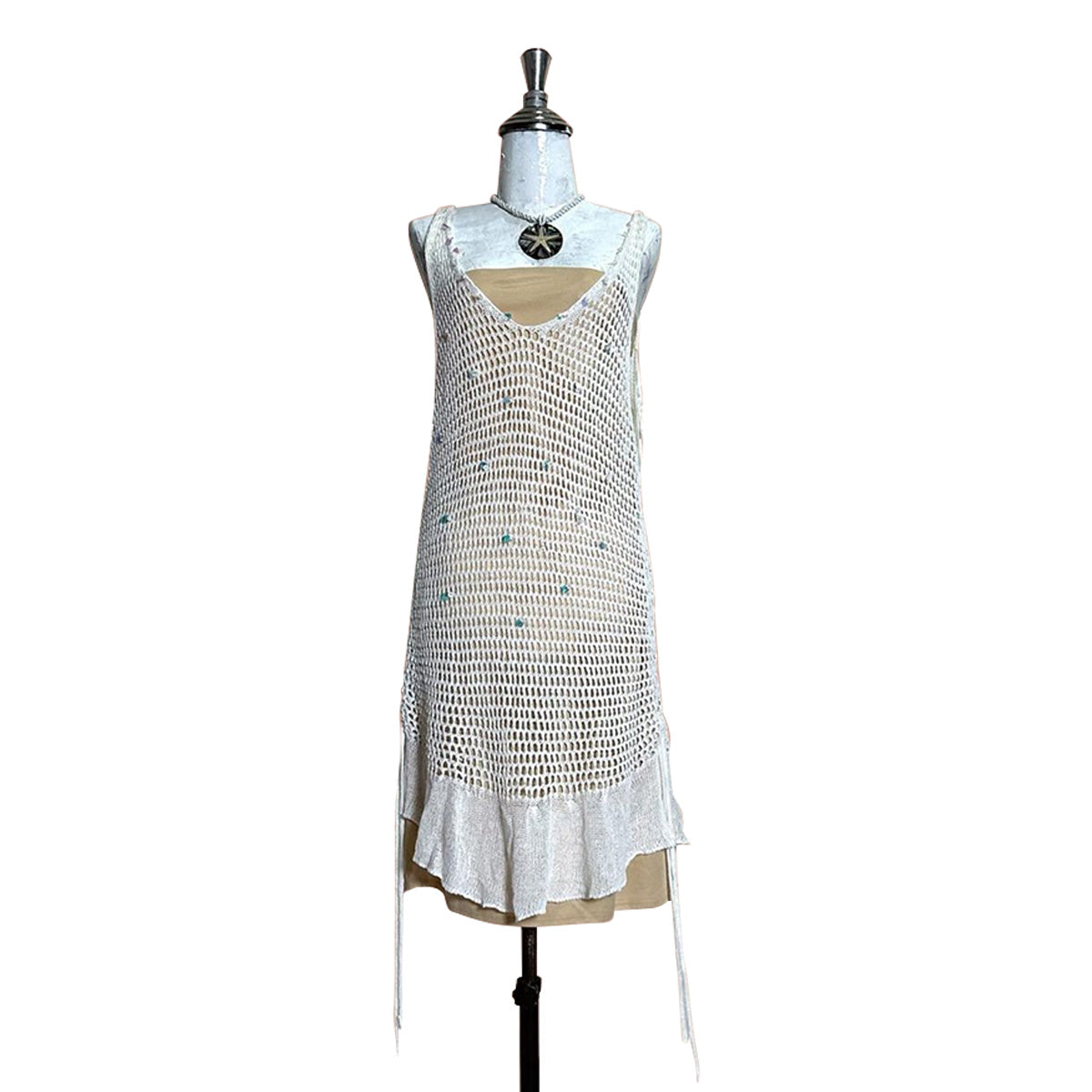 Beaded Knit Tank Top