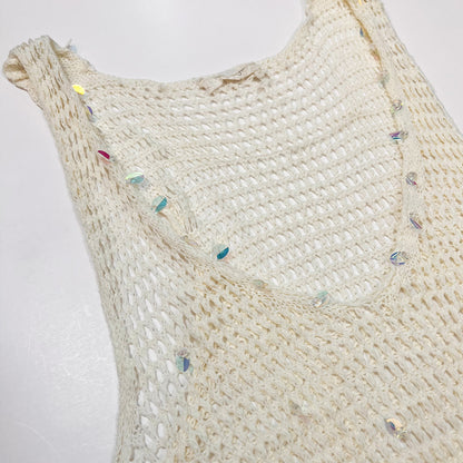 Beaded Knit Tank Top