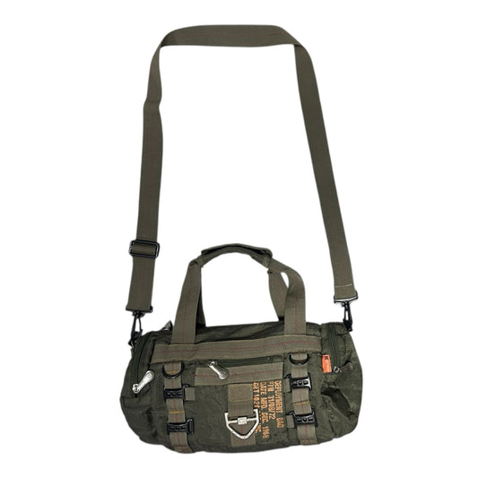 Army Round Bucket Shoulder Bag