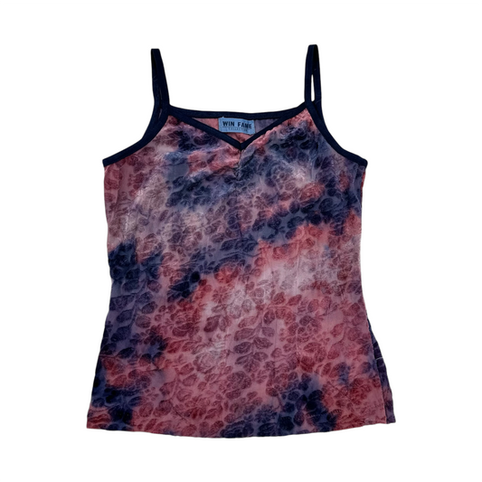 Win Fame Floral Mesh Cami